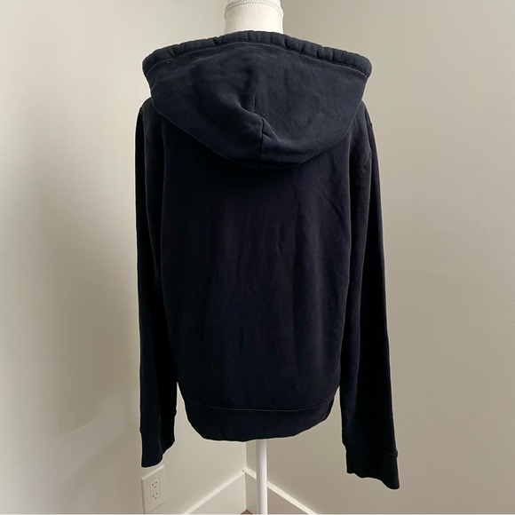 Y2K Hollister Spellout Hoodie Black and Orange Size Large - Picture 8 of 8